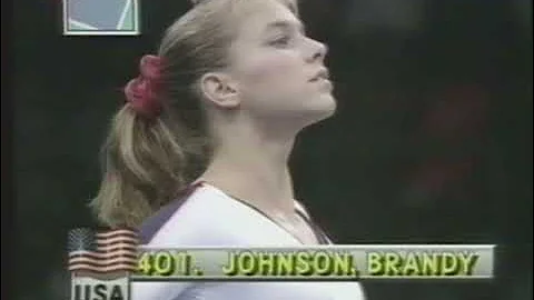 Brandy Johnson (USA) - Olympics 1988 - Compulsory ...
