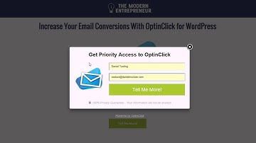 OptinClick WordPress Plugin Demo - Create Two Step Email Marketing Optin Forms With Ease