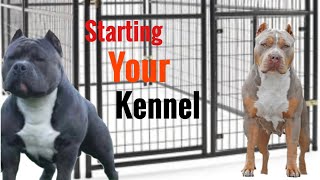 Starting your kennel