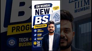 IIM Mumbai BS UG Program 2026 🎓 Worthy?🙄 Digital Science Management 🔥 #iimmumbai