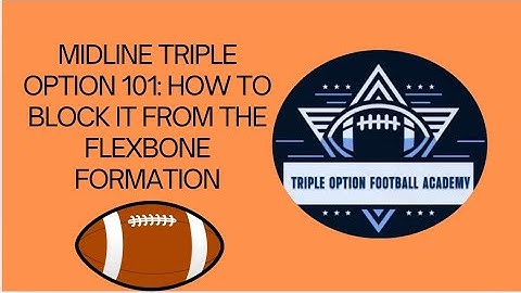 Midline Triple Option 101: How to Block It from the Flexbone Formation