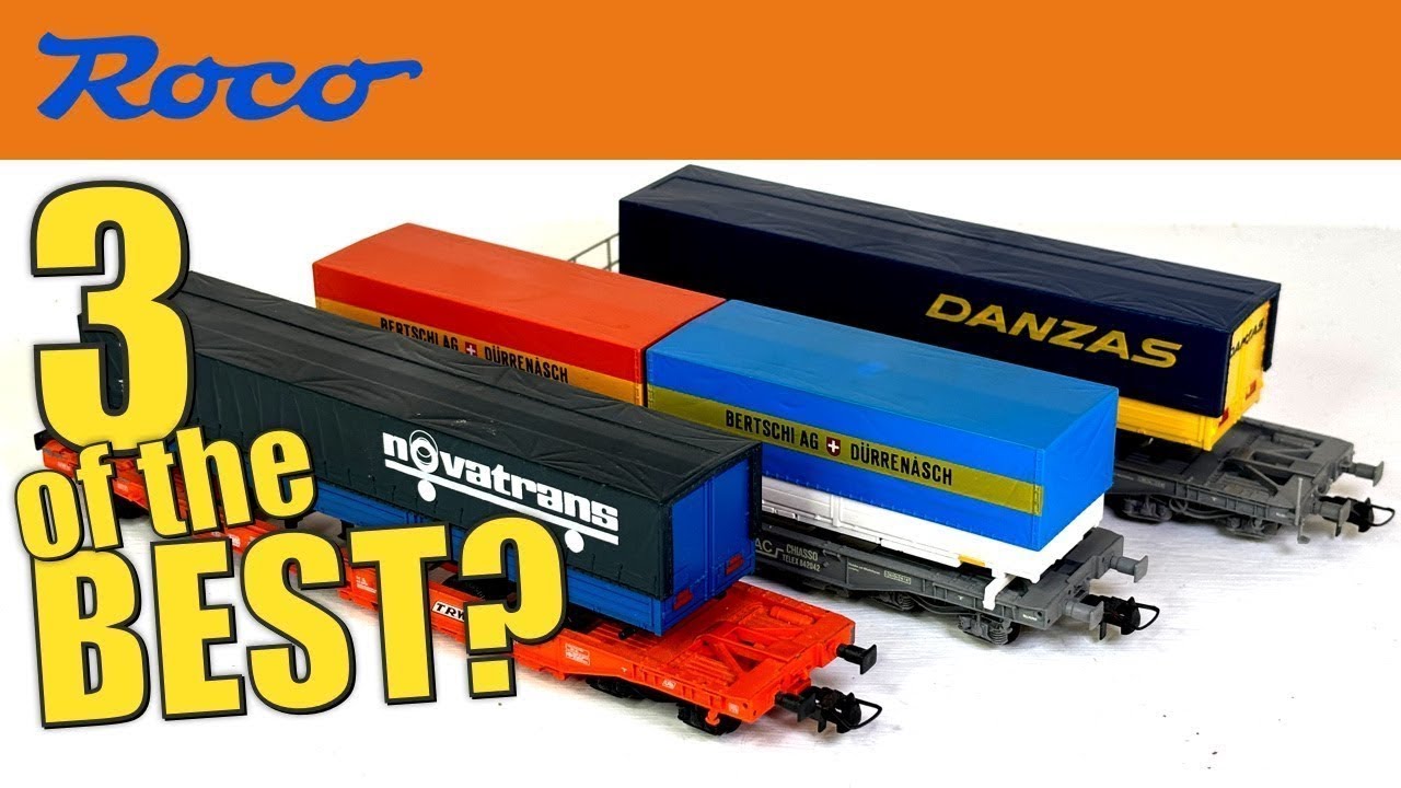 Best Intermodal model railway wagons? Model Railway Reviews | HO Scale Roco
