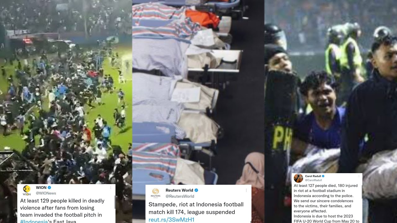 World react to  Indonesia Football stadium stampede that killed at least 174 lives | Football riot,