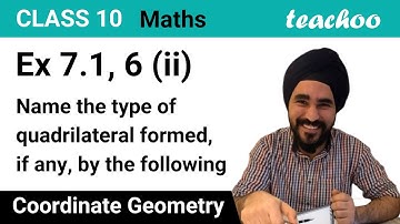 Ex 7.1, 6 (ii) - Name the type of quadrilateral formed, if any, by (-3, 5), (3, 1) - Teachoo