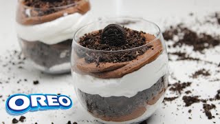 3-Ingredient OREO Chocolate Mousse Trifle