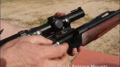 Contessa - Quick Release Scope Mounts in Action