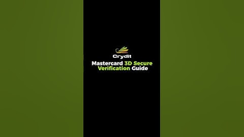 Mastercard 3D Secure Verification Guide