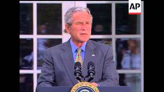 President Bush will make a statement from the Rose Garden about reauthorizing No Child Left Behind.