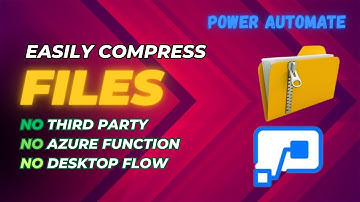 Power Automate - Compress Files into Zip (No third party , No Azure , No PAD)