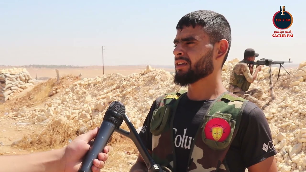 معنويات مجلس الباب العسكري على خطوط التماس مع الاحتلال التركي.