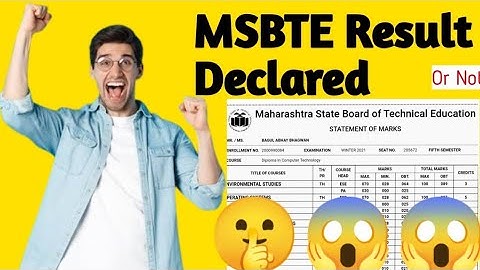 msbte result summer 2023 | maharashtra state summer 2023 result