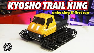 Kyosho Trail King Unboxing & First Run (I See A Monster Tank Build Coming)