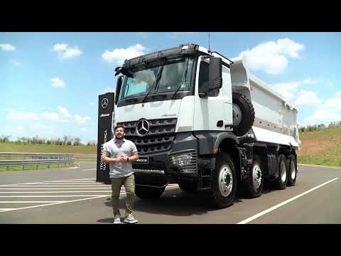 MERCEDES-BENZ AROCS: O maior caminhão da MERCEDES no Brasil!