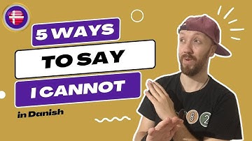 5 ways to say I CANNOT in #danish | Learn these five nuanced expressions in the #danishlanguage