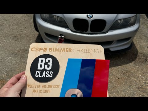 BMW M Coupe Streets of WIllow CCW. new PB 1:23.2