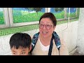 宏盛閣廖氏一家上樓，嫲嫲哽咽申訴無門，強調災民無因災發達。亦非貪得無厭。