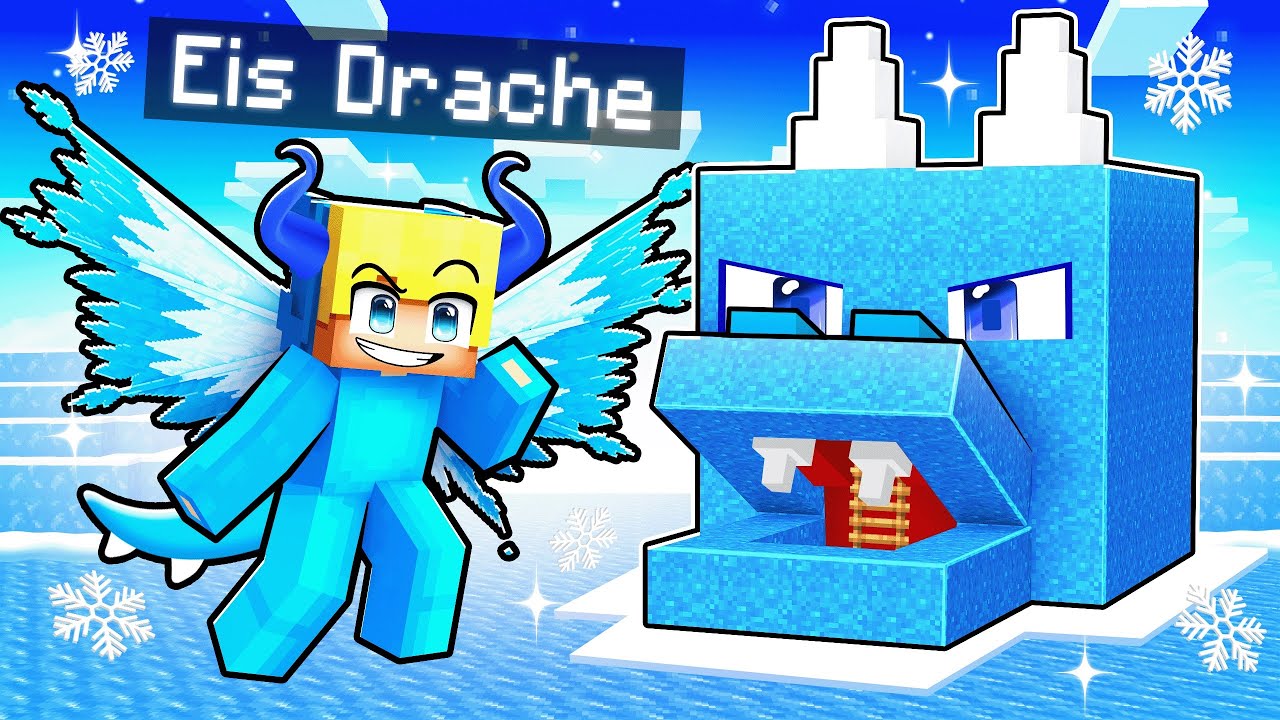 Meine ULTRA GEHEIME EIS Drachen Minecraft Base!