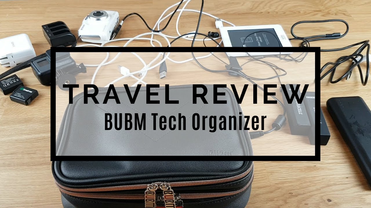 The Best Electronics Travel Organizer Bag - BUBM Travel Cable Organizer  Review