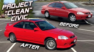 My $1500 Honda Civic Transformation | Before & After