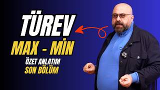 Türev Son Bölüm | Maksimum–Minimum Problemleri ve Türev Uygulamaları