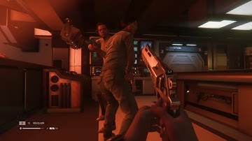 Alien Isolation Gameplay: Handsome Angel: Chapter 23: Find  exit to synthetic fluid plant.