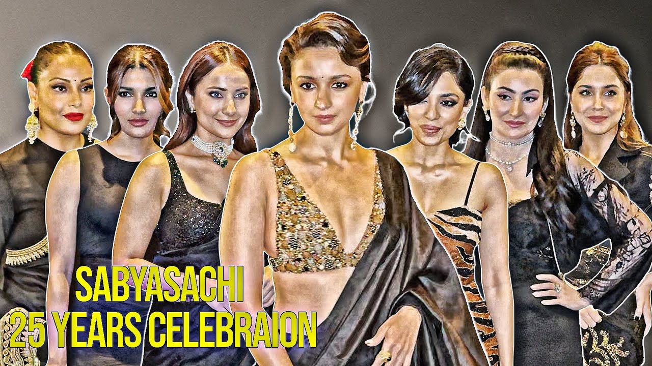Bollywood Divas Shine At Sabyasachi's 25th Anniversary Show