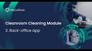 2 Cleanroom cleaning module back-office app screenshot 1