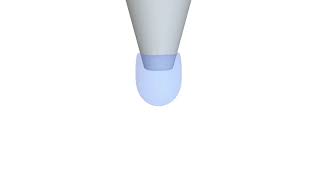Droplet growth from a capillary - LBM simulation using JAX-LaB