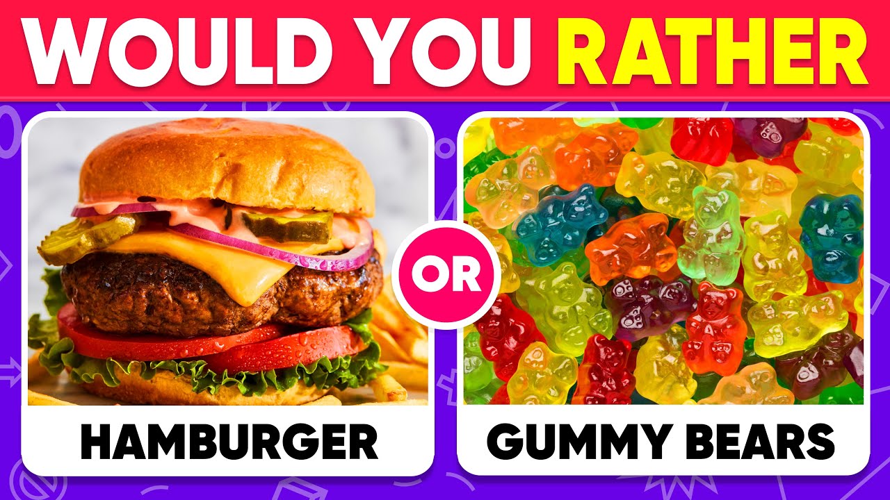 Would You Rather...? Savory vs Sweet Edition 🍔🍰 Food Quiz YouTube