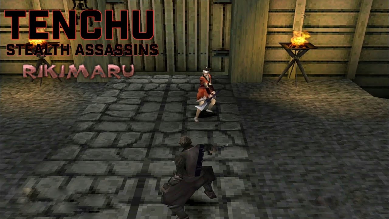 Tenchu: Stealth Assassins (PS1) HARD, Rikimaru Full Game