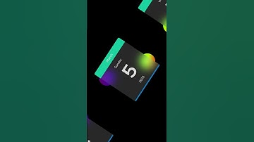 JavaScript Modern Calendar Design || CSS Awesome calendar design #shorts