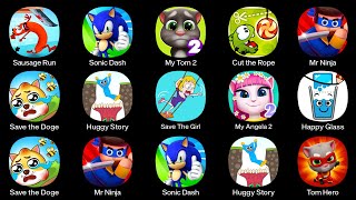 Dog Runner,Draw 2 Save,Posing Puzzle,Save the Bob,Brain Games IQ,Where My Water,Stick Hero Tower screenshot 1