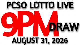Lotto Result Today 9pm Draw August 31, 2026 Swertres Ez2 PCSO LIVE
