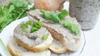 СЛИВОЧНО-ГРИБНОЙ ПАШТЕТ С ПОДЖАРЕНЫМ БАГЕТОМ / Impress Your Guests with This Elegant Mushroom Pate