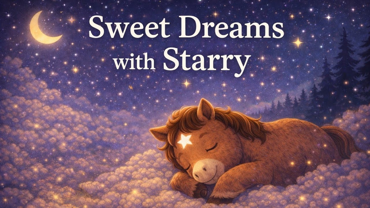 Starry the Pony 🌙 A Calm Bedtime Story for Kids | Sleep Story in Slow English