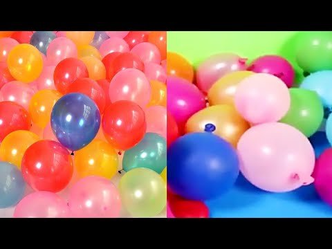 Video: Wettkämpfe Und Staffelrennen Mit Ballons