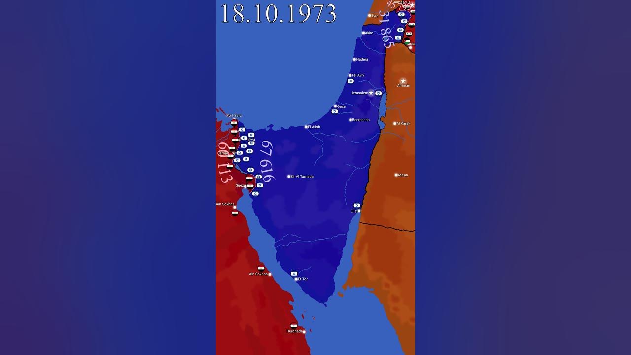 Yom Kippur war in 45 seconds