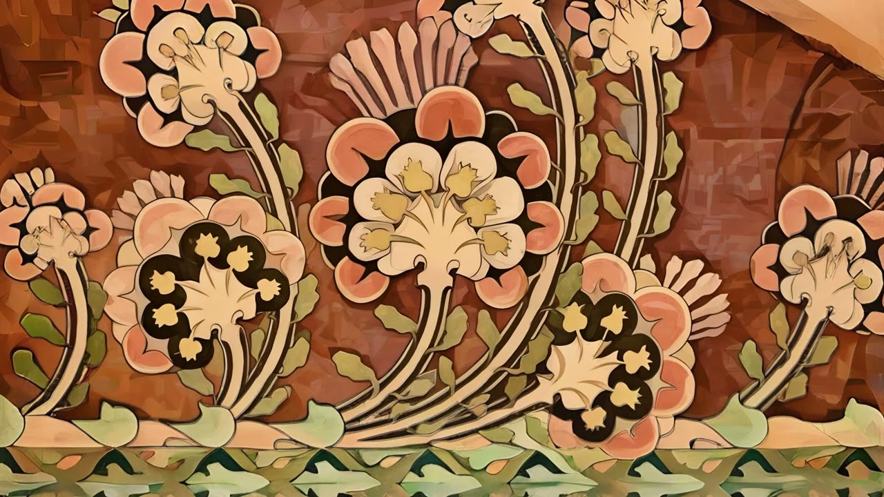 Flowers | Art Nouveau | Vintage 4K TV Art & Home Decor