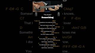 Something - The Beatles | EASY Guitar Tutorial Chords - Guitar Lessons #chordgitar #guitarlessons