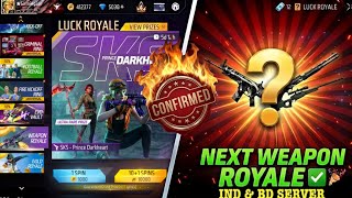 NEXT WEAPON ROYALE FREE FIRE AFTER OB54 UPDATE NEW WEAPON ROYALE GUN SKIN 24 JUNE KO KONSA AAYEGA FF