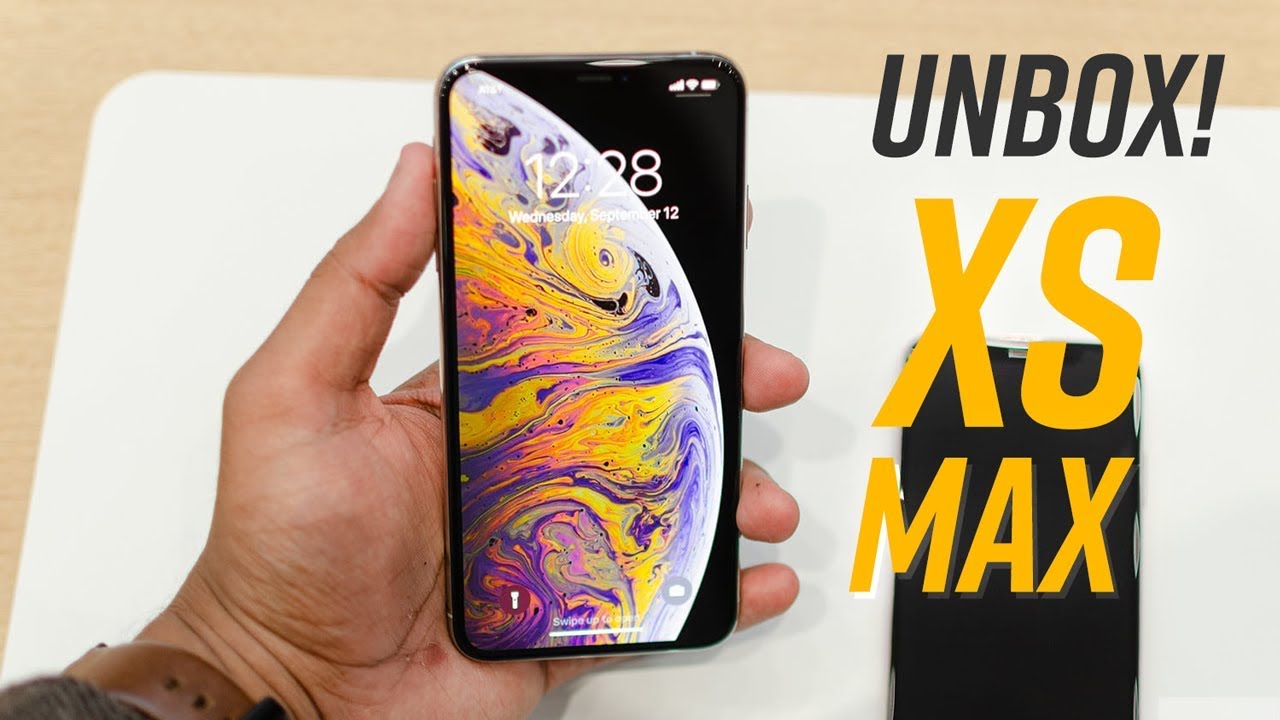 Mở hộp iPhone Xs Max so sánh nhanh Galaxy Note 9 - youtube