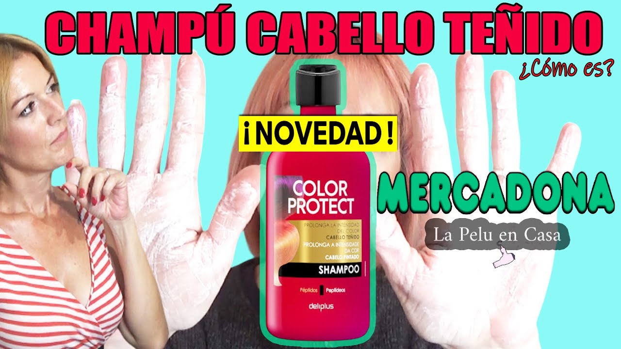 ¡NUEVO EN MERCADONA! Champú protector del color DELIPLUS | CHAMPÚ PROTECT MERCADONA #mercadona