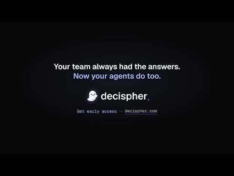 Decispher demo video thumbnail