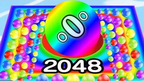 Ball Run 2048 ♾️ vs Happy Cubes 2048 Game - All Levels part 04