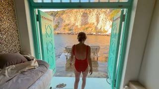 The most BEAUTIFUL Airbnb we've EVER stayed in (Milos, Greece)