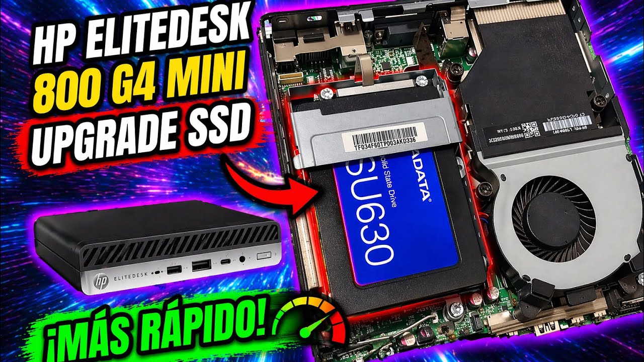 HP ELITEDESK 800 G4 UPGRADE SSD - YouTube