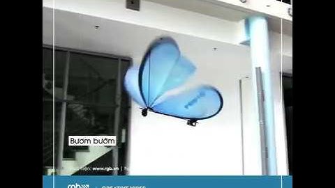 Siêu ấn tượng chim robot bay mượt mà như thật, được chế tạo bởi Festo