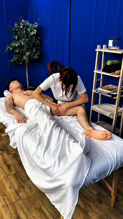 π€© very powerful leg massage relaxing awesome leg #massage day π€©