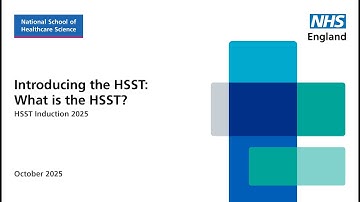 Introducing the HSST: What is the HSST? (HSST Induction 2025)