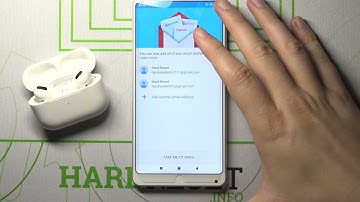 Log Out From Gmail Account  - XIAOMI Mi Mix 2S and Google Services